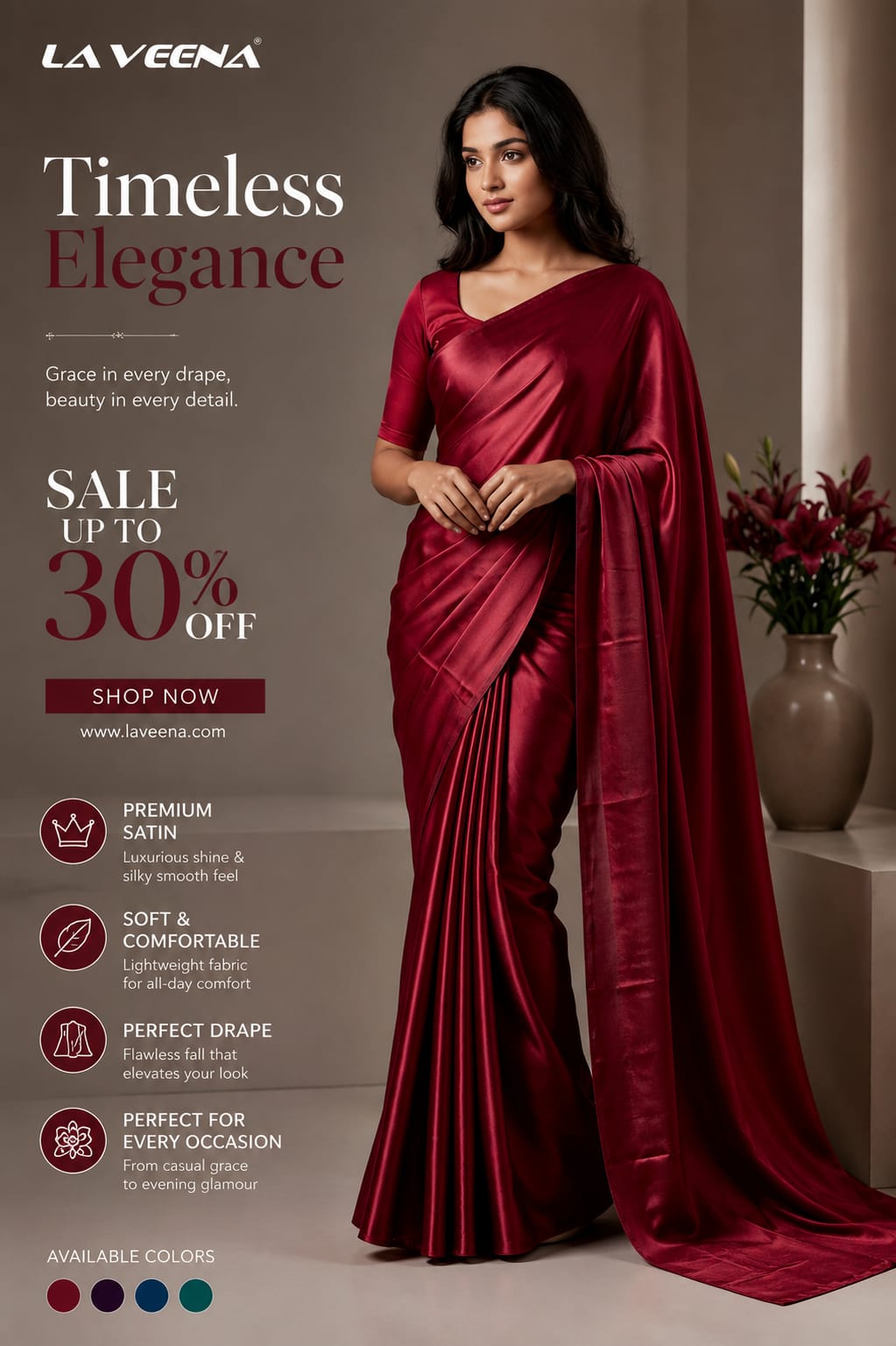 New Wedding Plain Silk Saree Collection