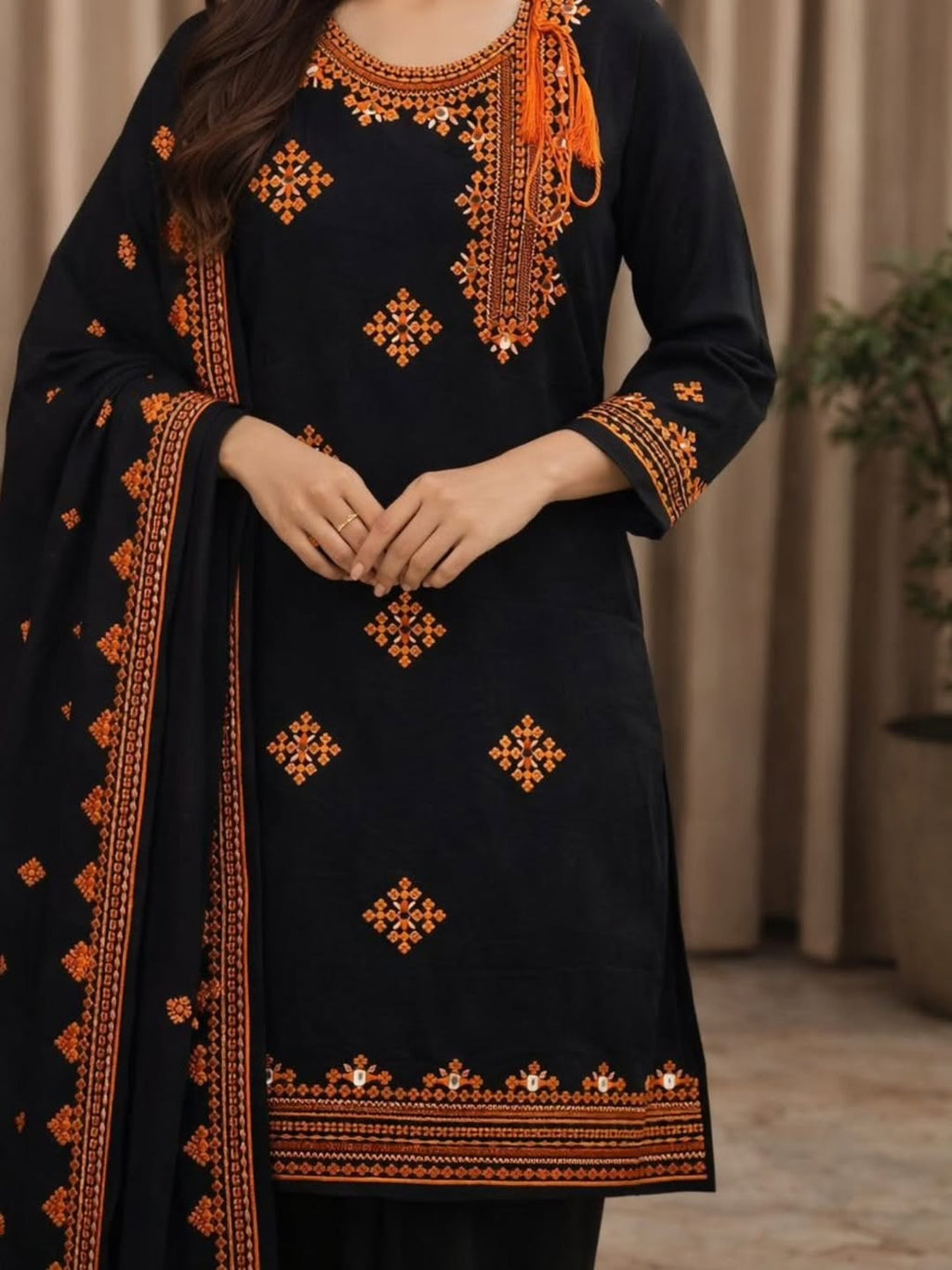 Anghrakha 3Style Gala Dori Mirror Embroiderey