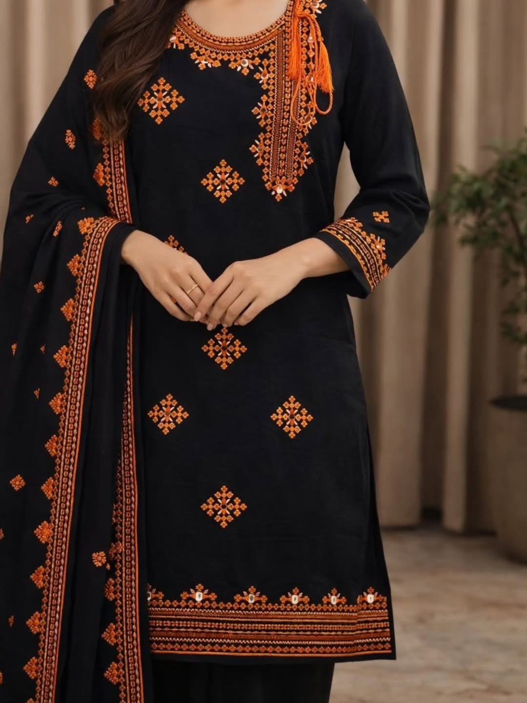 Anghrakha 3Style Gala Dori Mirror Embroiderey